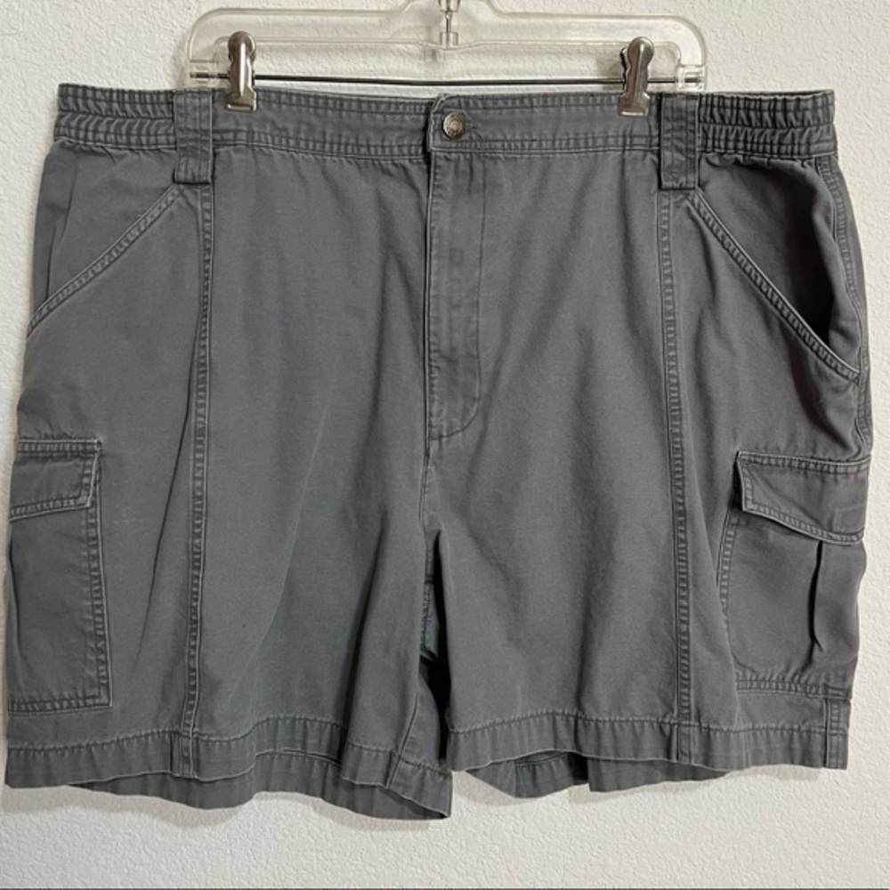 High Sierra Gray Cargo Utility Chinos Shorts  Cotton 6 Pockets  44